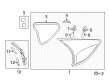 Diagram for Mazda CX-3 Light Socket - KD53-51-584