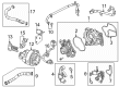 Diagram for Mazda CX-70 Coolant Pipe Seal - H301-15-287