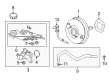 Diagram for Mazda Brake Master Cylinder Repair Kit - KDY3-43-40ZA