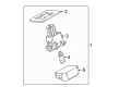 Diagram for Mazda 6 License Plate Lights - GHK1-51-270B