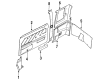 Diagram for Mazda Armrest - UB40-69-390-09