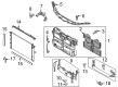 Diagram for Mazda CX-30 Radiator Support - BHCH-53-100A