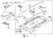 Diagram for Mazda CX-90 Sun Visor - KMW8-69-270-75