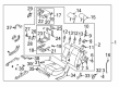 Diagram for Mazda CX-9 Seat Cushion - TD74-88-260-34