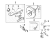 Diagram for Mazda CX-9 Brake Booster Vacuum Hose - TD11-43-490C