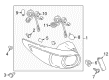 Diagram for Mazda CX-5 Light Socket - KB8A-51-155