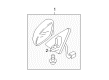Diagram for Mazda Tribute Car Mirror - EC01-69-120K