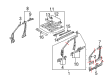 Diagram for Mazda 6 Rear Crossmember - GK2A-53-910C