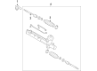 Diagram for Mazda Tribute Tie Rod - ZZC0-32-240