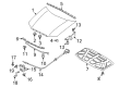 Diagram for Mazda Hood Latch - ZZCA-56-620