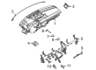 Diagram for Mazda MX-30 EV Instrument Cluster - DN4E-60-350C-02
