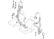 Diagram for Mazda 626 Seat Belt - GB6H57630D29