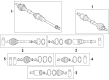 Diagram for Mazda CX-5 Axle Shaft - FTB2-25-50XA