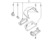 Diagram for Mazda MX-6 Third Brake Light - GA2A-51-580-02