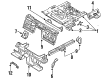 Diagram for Mazda Miata Floor Pan - NA01-53-710B