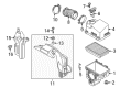 Diagram for Mazda Air Filter Box - PY1A-13-3AX