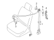 Diagram for Mazda MPV Seat Belt - LC62-57-630F-80
