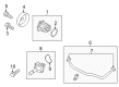 Diagram for Mazda MX-5 Miata Water Pump Pulley - L327-15-131
