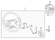 Diagram for Mazda Tribute Steering Wheel - ZZC63298003