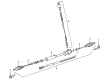 Diagram for Mazda Millenia Tie Rod - T001-32-240