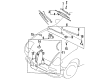 Diagram for Mazda RX-7 Windshield Washer Nozzle - FD01-67-510-03