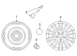Diagram for Mazda CX-9 Alloy Wheels - 9965-01-7500