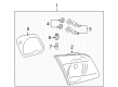 Diagram for Mazda 3 Tail Light Lens - BAP8-51-3H0