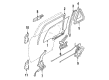 Diagram for Mazda 626 Window Motor - G031-59-580A