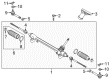Diagram for Mazda Rack And Pinion - KB7W-32-110A