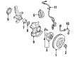 Diagram for Mazda MPV ABS Sensor - LB96-43-70XC