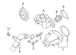 Diagram for Mazda B2500 Coolant Pipe - ZZP0-15-180A