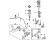 Diagram for Mazda MPV Front Cross-Member - LD47-34-800F