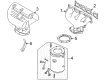 Diagram for Mazda Protege Exhaust Hanger - FP30-40-081