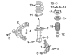 Diagram for Mazda Strut Mounts - DA6A-34-380