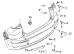 Diagram for Mazda MX-30 EV Bumper - DN4K-50-5A1A-BB