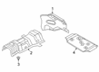 Diagram for Mazda Exhaust Heat Shield - KB8E-56-451