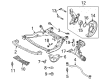 Diagram for Mazda CX-9 Front Cross-Member - TD11-34-80XA
