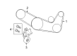 Diagram for Mazda Belt Tensioner - CY01-15-980D