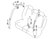 Diagram for Mazda CX-5 Seat Belt - KDY5-57-730-01