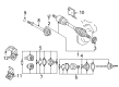 Diagram for Mazda CV Boot - GG31-22-530