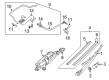 Diagram for Mazda CX-7 Windshield Washer Nozzle - EG23-67-510