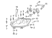 Diagram for Mazda 3 Headlight Bulb - 0000-11-0H7
