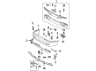 Diagram for Mazda MX-6 Air Deflector - KA79-50-AH1C