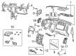 Diagram for Mazda Tribute Instrument Cluster - ZZCA-55-410-05