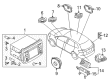 Diagram for Mazda Car Speakers - GKK8-66-960