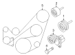 Diagram for Mazda Timing Belt Idler Pulley - LF17-15-940E