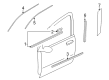 Diagram for Mazda MPV Door Seal - LC62-50-640B