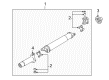 Diagram for Mazda B3000 Drive Shaft - ZZR2-25-100