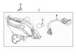 Diagram for Mazda CX-3 Side Marker Light - DB4G-51-360A