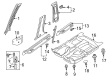 Diagram for Mazda Protege Pillar Panels - BJ0E-68-220-80